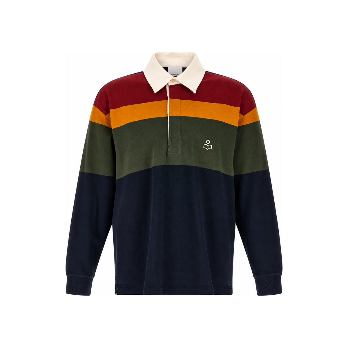 Isabel Marant Navy Cotton Polo Shirt for Men