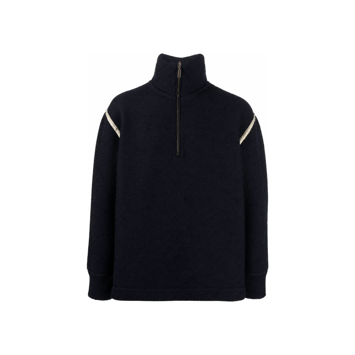 Maison Margiela Black Cotton Crewneck Sweatshirt for Men