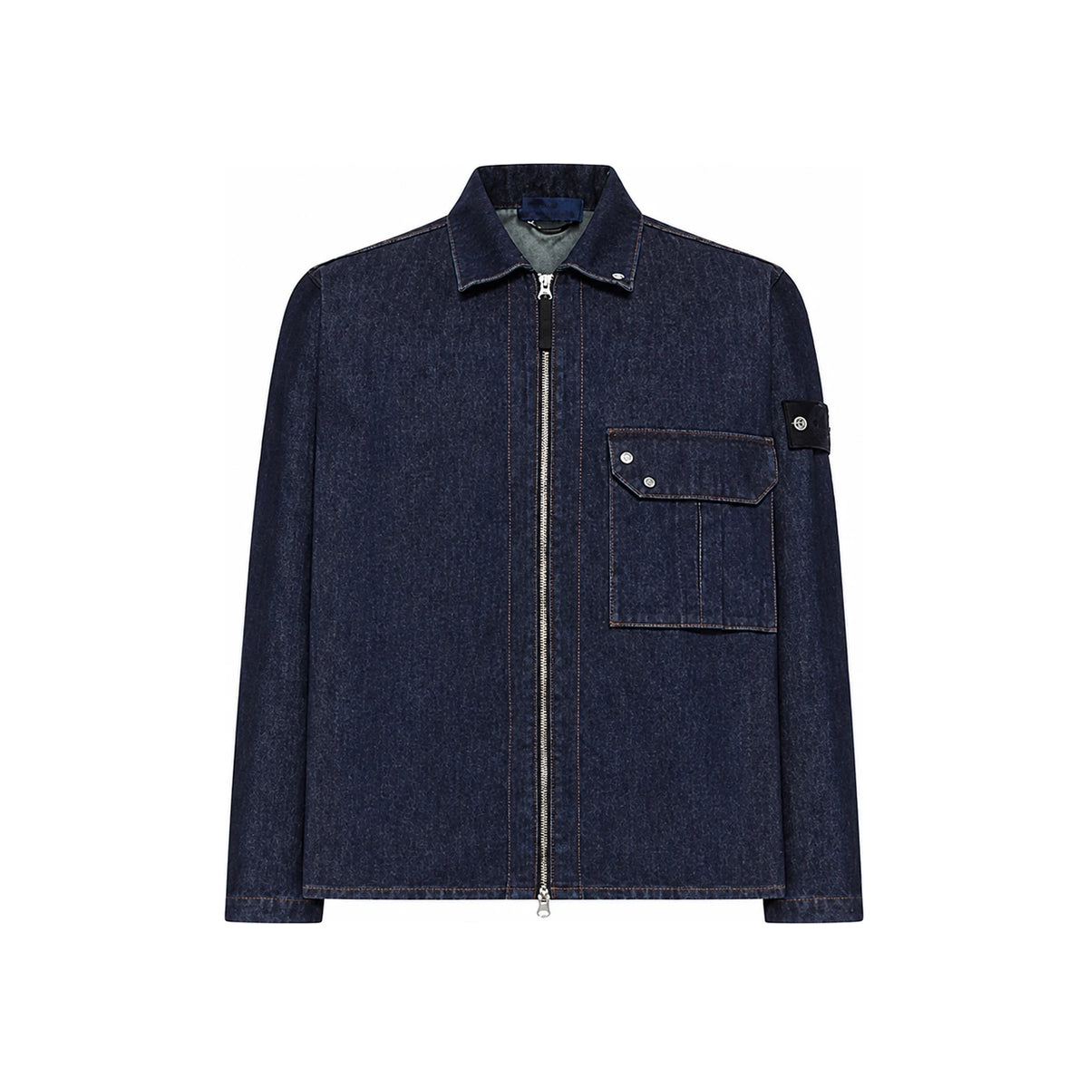STONE ISLAND Indigo Denim Trucker Jacket Men’s