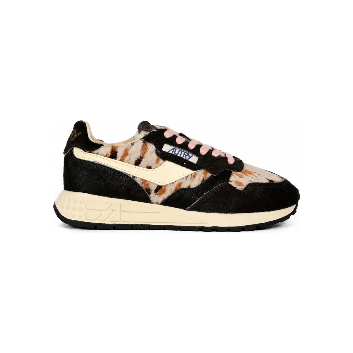 AUTRY Leather Low-Top Sneakers Women White Retro Style