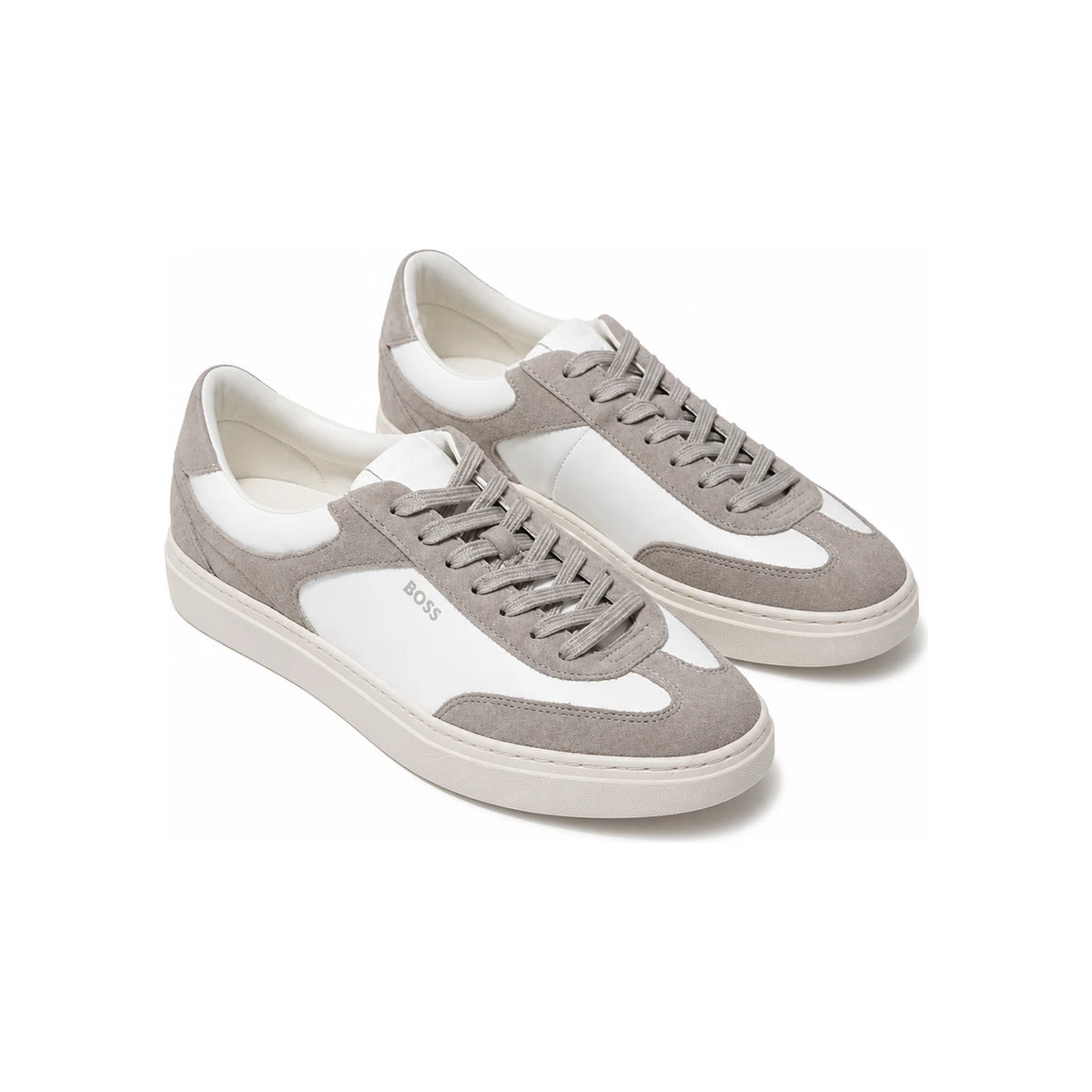 HUGO BOSS Leather Low-Top Sneakers for Men 50567947 122 OPEN WHITE DOM