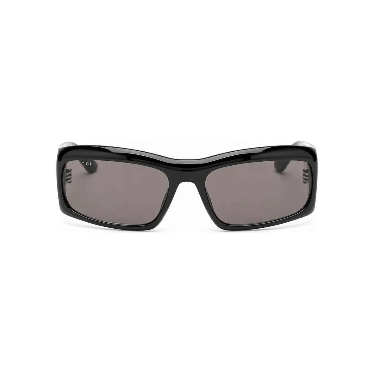GUCCI Classic Black Acetate Round Eyeglasses