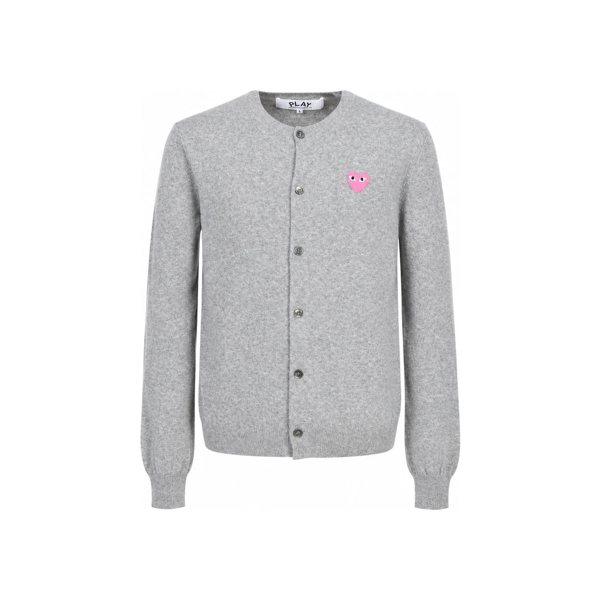 Comme des Garcons Pink Heart Patch Knit Cardigan for Men AX N098 051 2