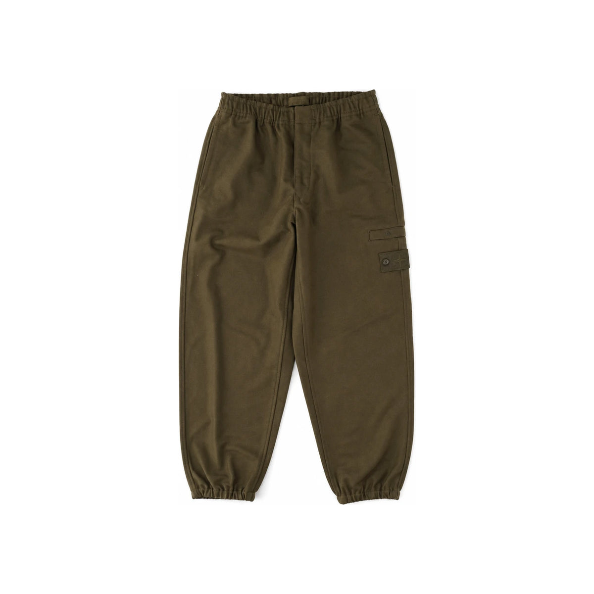 STONE ISLAND Cotton Cargo Pants Black Men