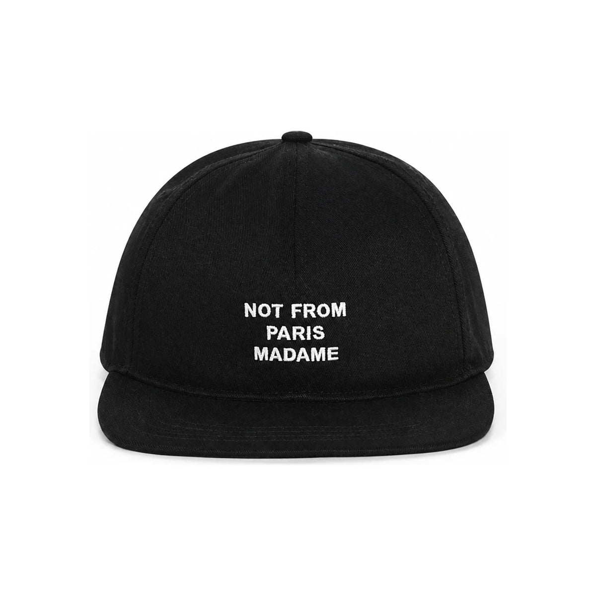 DROLE DE MONSIEUR La Casquette Black Embroidered Baseball Ca PERMCP194CO138BL BL