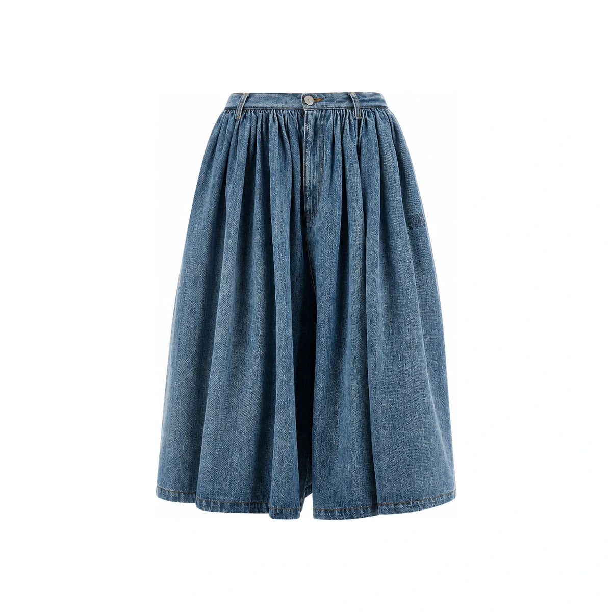 Maison Margiela Black Wool Blend High-Waisted Short Shorts