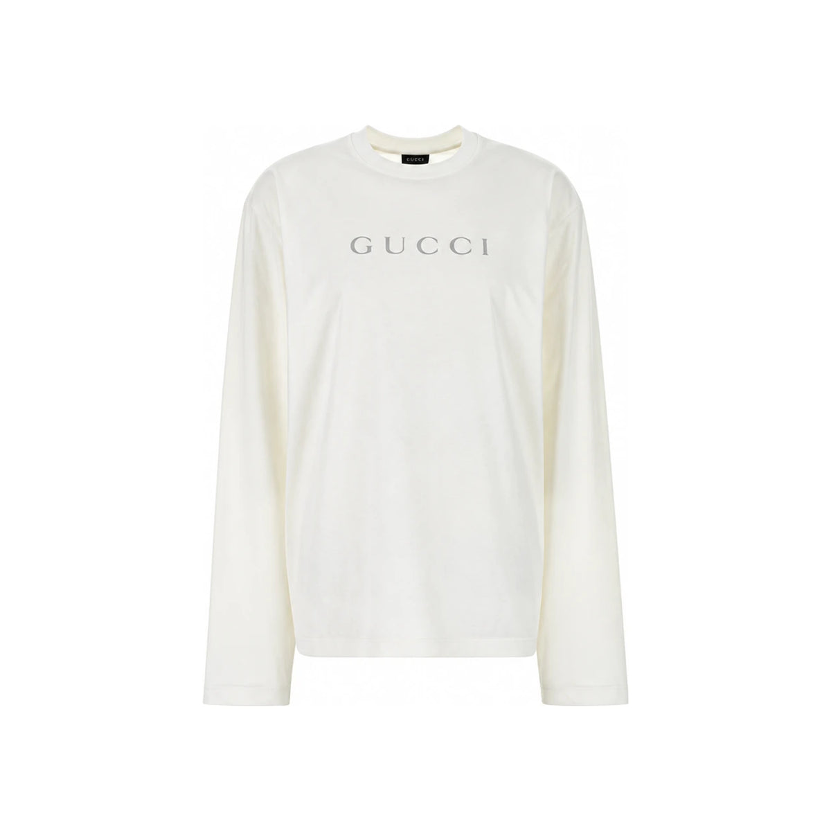 GUCCI Short Sleeve T-Shirt White Cotton Women’s Top
