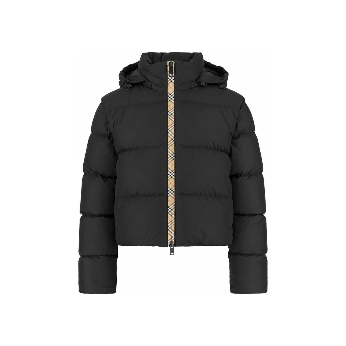 BURBERRY Black Down Puffer Jacket for Women