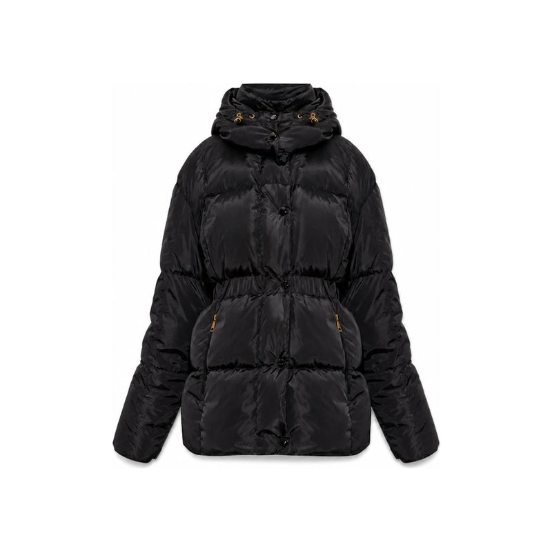 Moncler Logo Patch Black Down Puffer Jacket Women