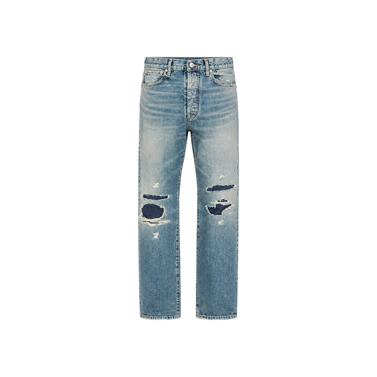 Maison Margiela Gray Distressed Denim Jeans Men