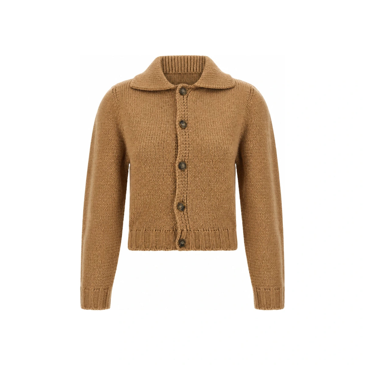 Maison Margiela Wool Knit Cardigan Women FW26 Ivory