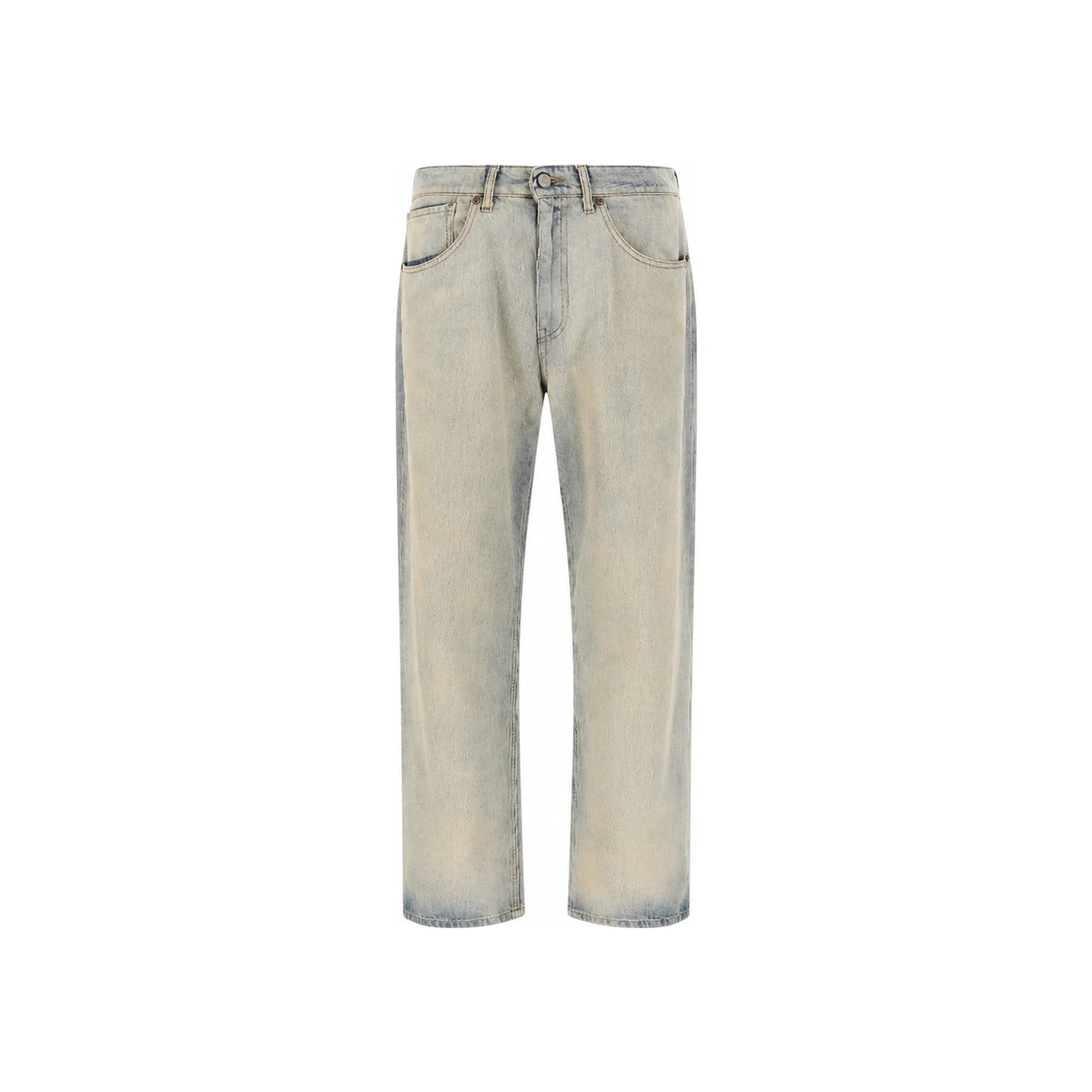 Maison Margiela Blue Denim Jeans Men’s Straight-Leg Pants