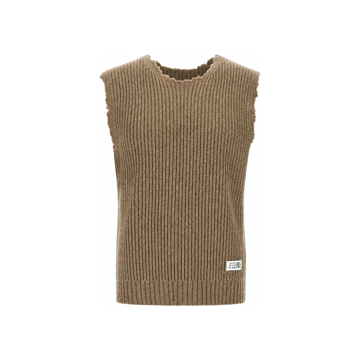 Maison Margiela Wool Knit Sweater Vest for Men