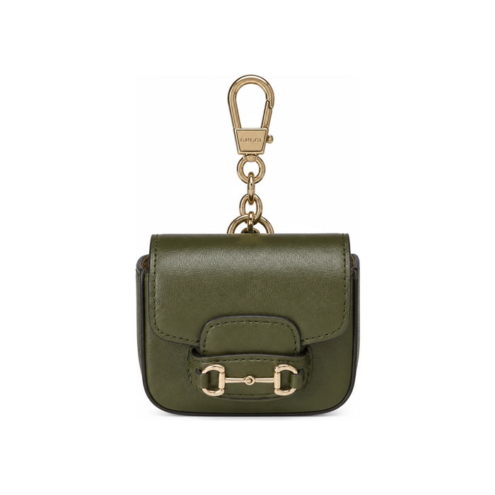 GUCCI Horsebit 1955 Calf Leather Keychain Keyring AirPods Case