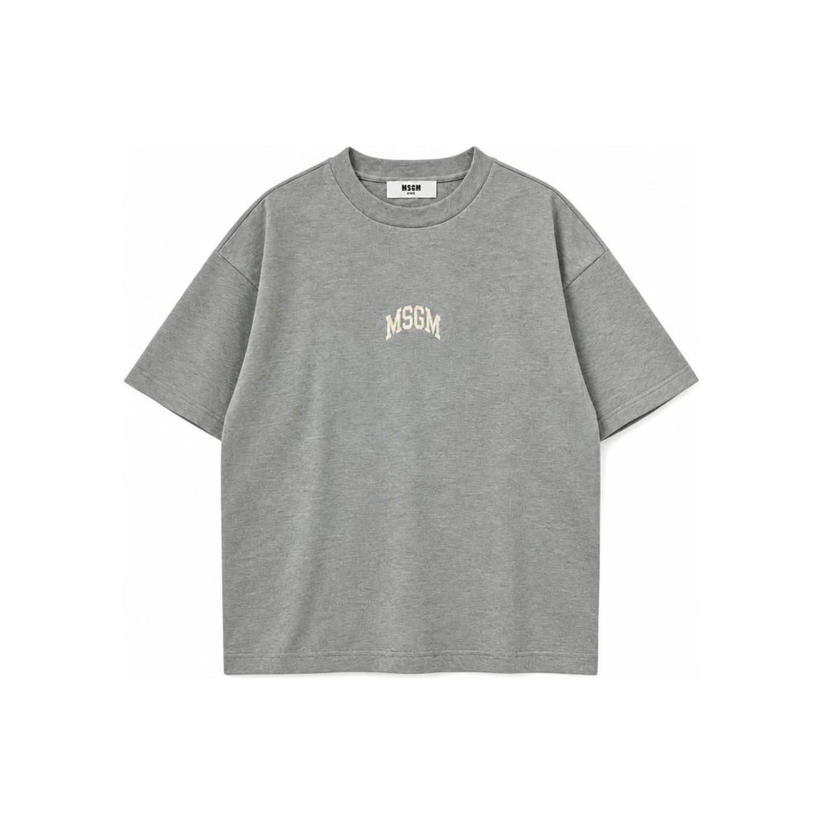 MSGM Kids Women Back Logo Print Oversized Short Sleeve T-Shirt G F6MSJUTH027 271