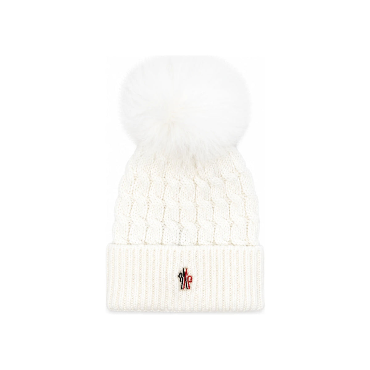 Moncler Wool Rib Knit Beanie Hat Black Women’s