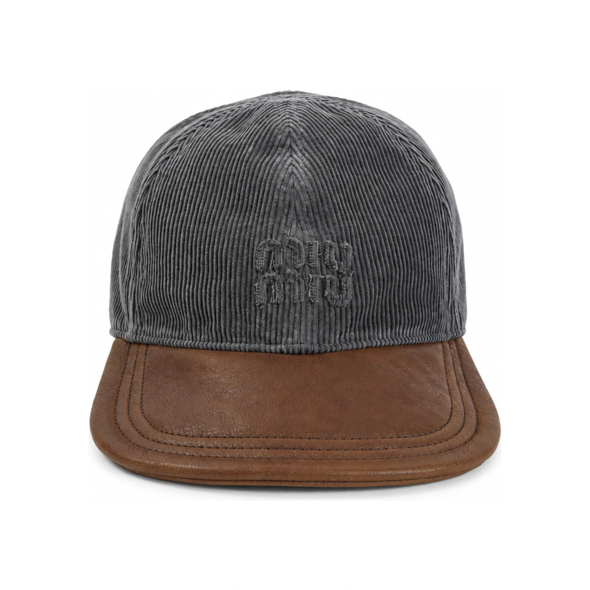 Miu Miu Cotton Logo Baseball Cap