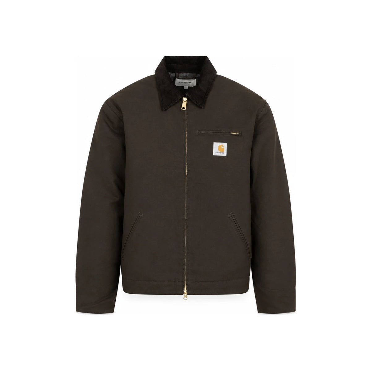 CARHARTT WIP Detroit Jacket Tobacco Brown Men's Workwear Canvas