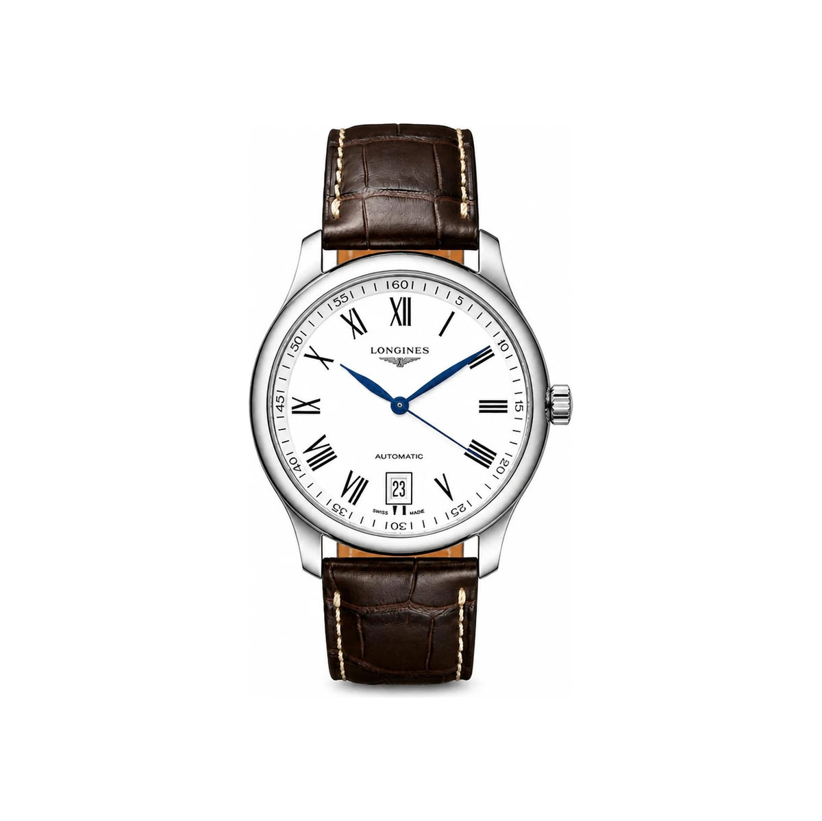 LONGINES Master Collection Men’s Automatic Watch Black Alligator L L2 628 4 11 3