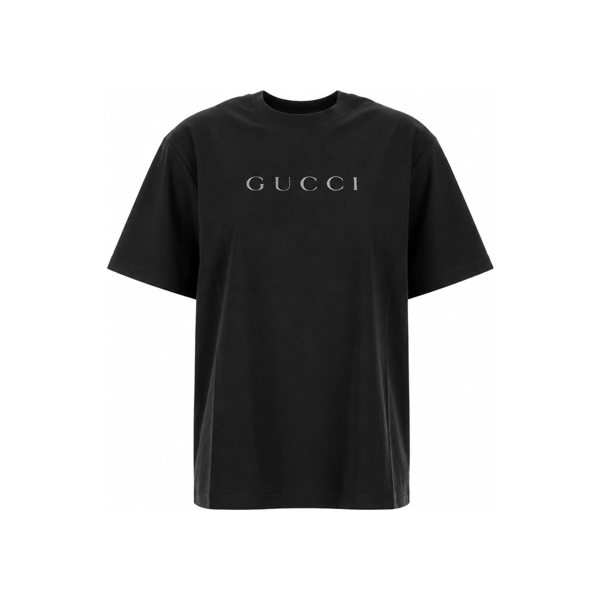 GUCCI Short Sleeve Cotton T-Shirt Black Women’s