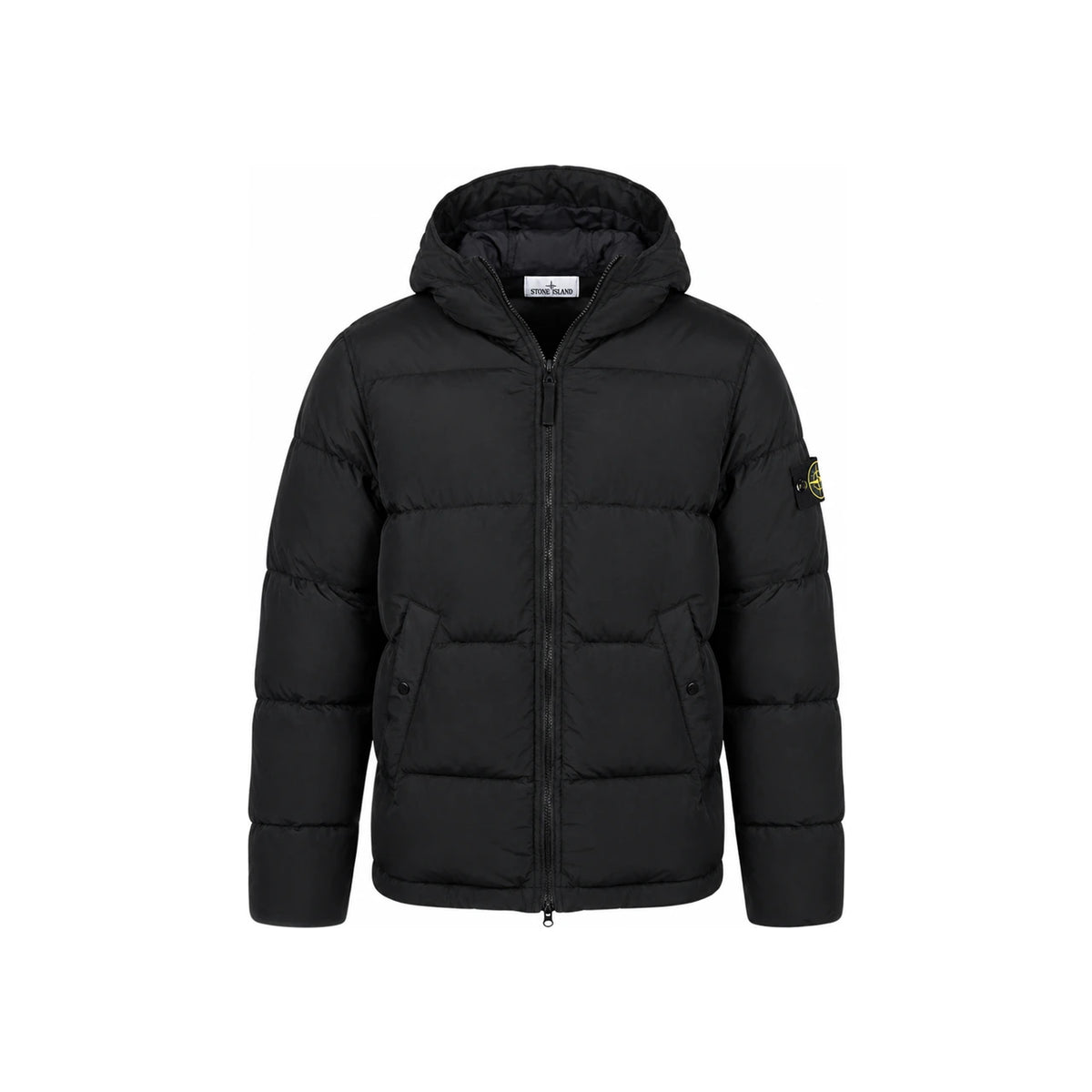 STONE ISLAND Nylon Metal Econyl Black Down Puffer Jacket