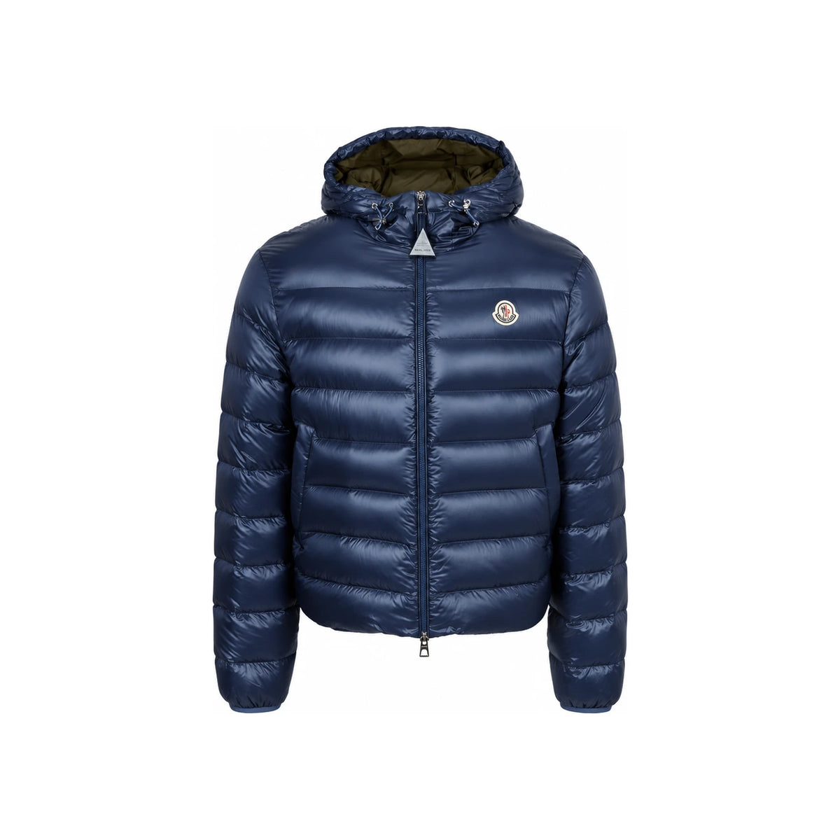 Moncler Puffer Jacket Forzo Men Blue Down Coat