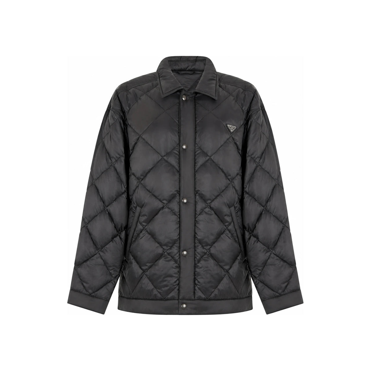 PRADA Black Down Puffer Jacket for Men