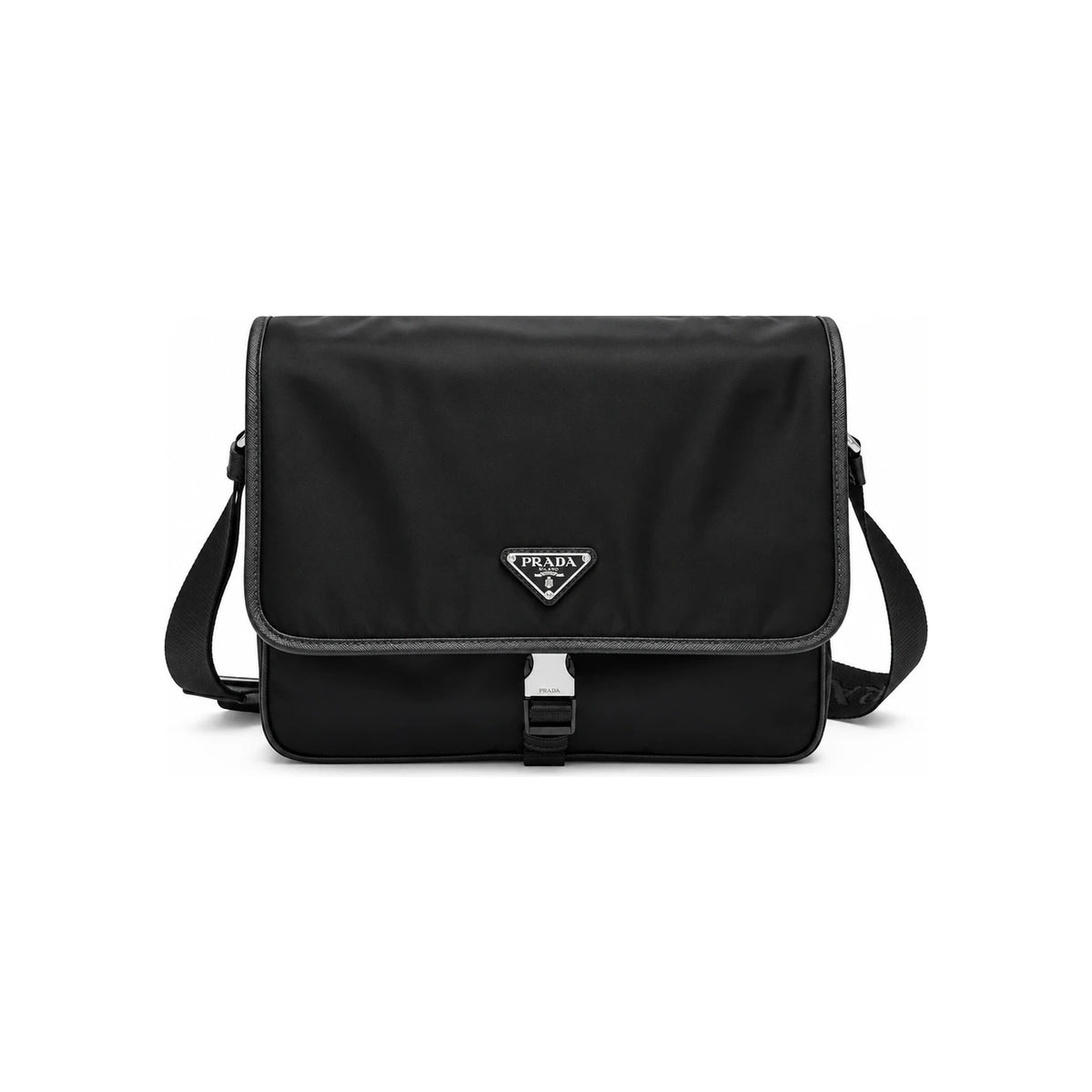 PRADA Black Leather Crossbody Bag