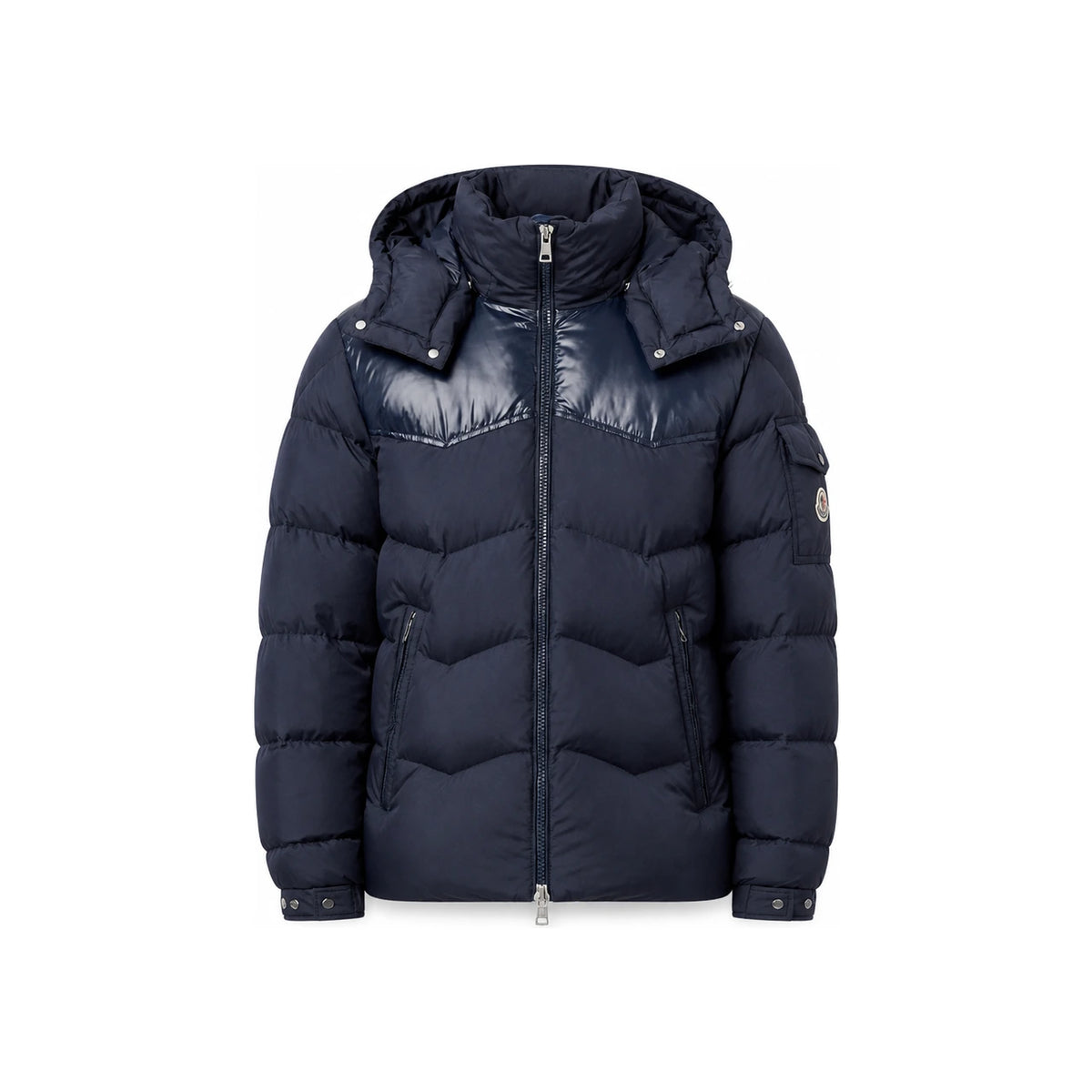 Moncler Navy Down Puffer Jacket for Men