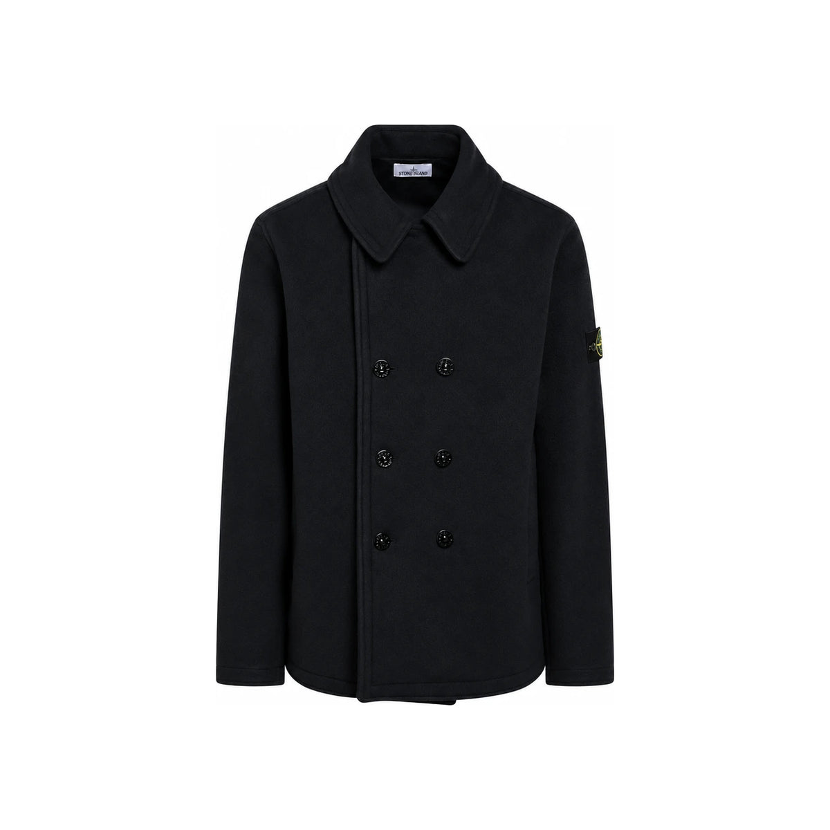 STONE ISLAND Black Nylon Bomber Jacket for Men