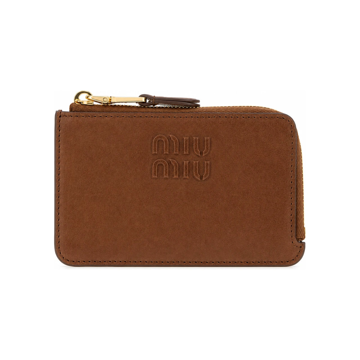 Miu Miu Black Leather Bifold Medium Wallet