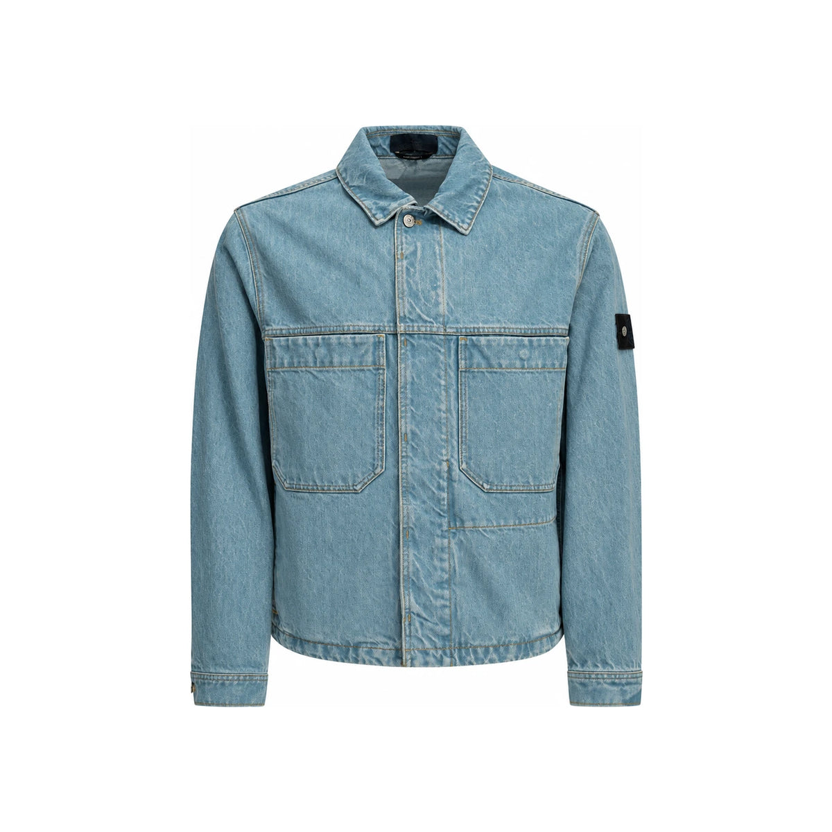 STONE ISLAND Indigo Denim Trucker Jacket Men’s