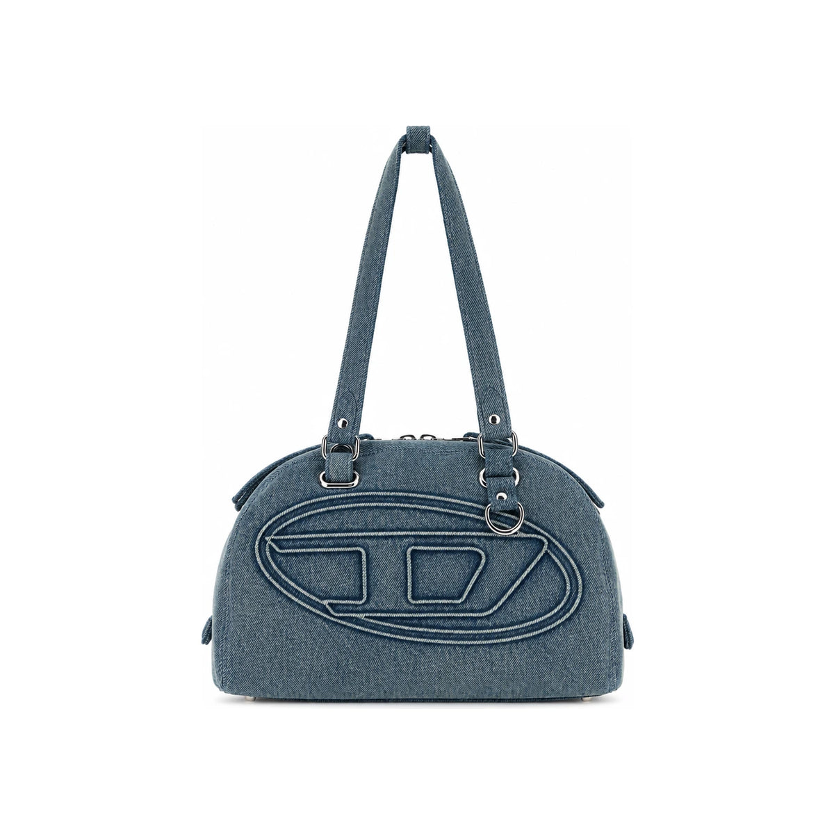 DIESEL Black Leather Shoulder Bag