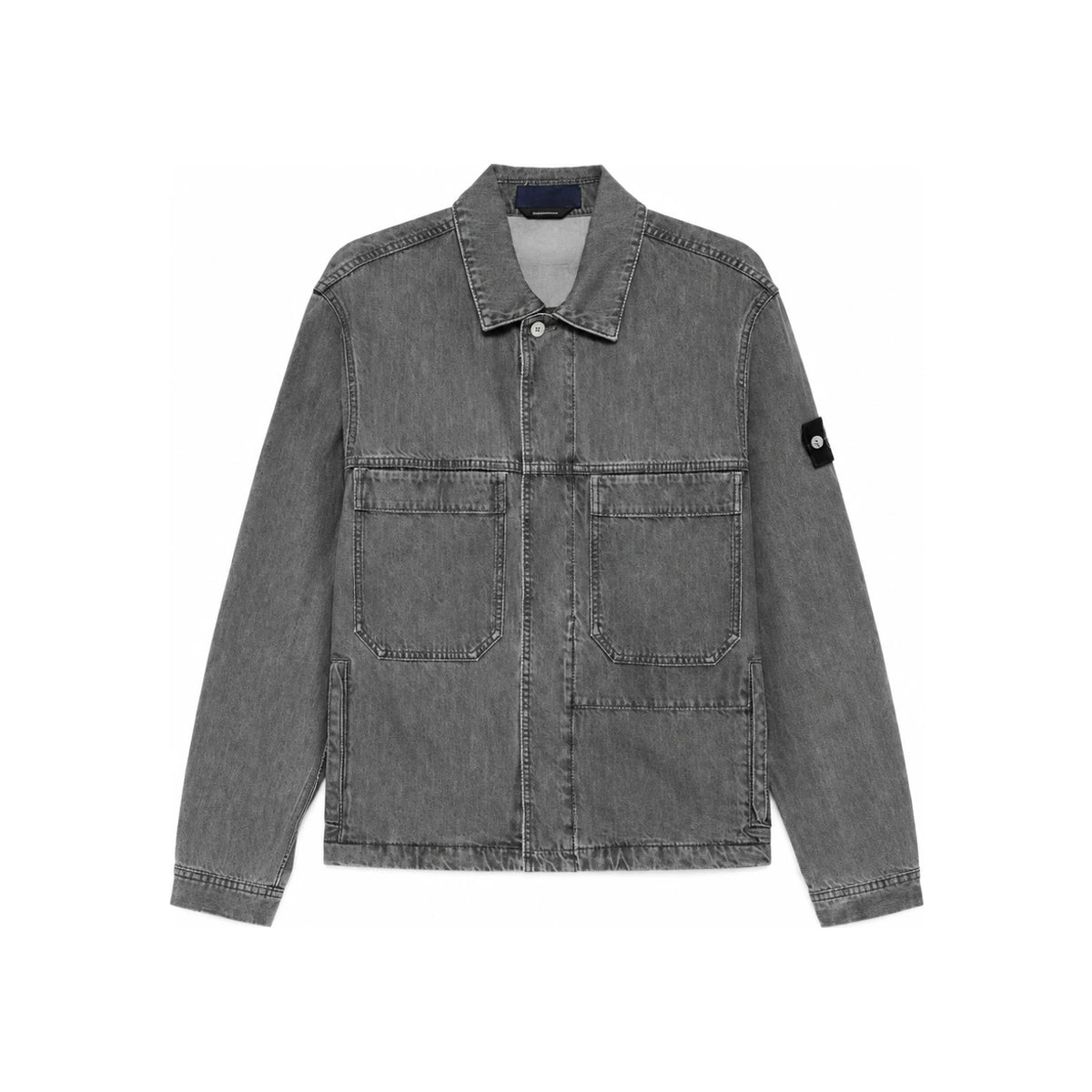 STONE ISLAND Indigo Denim Trucker Jacket Men