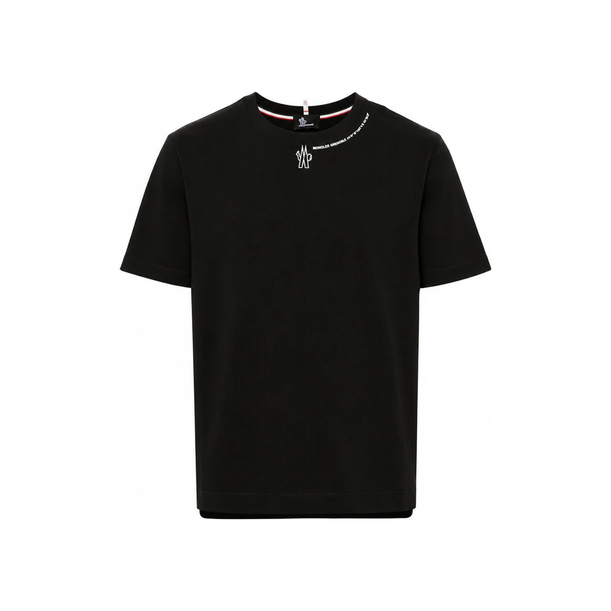 Moncler Black Cotton Short Sleeve T-Shirt