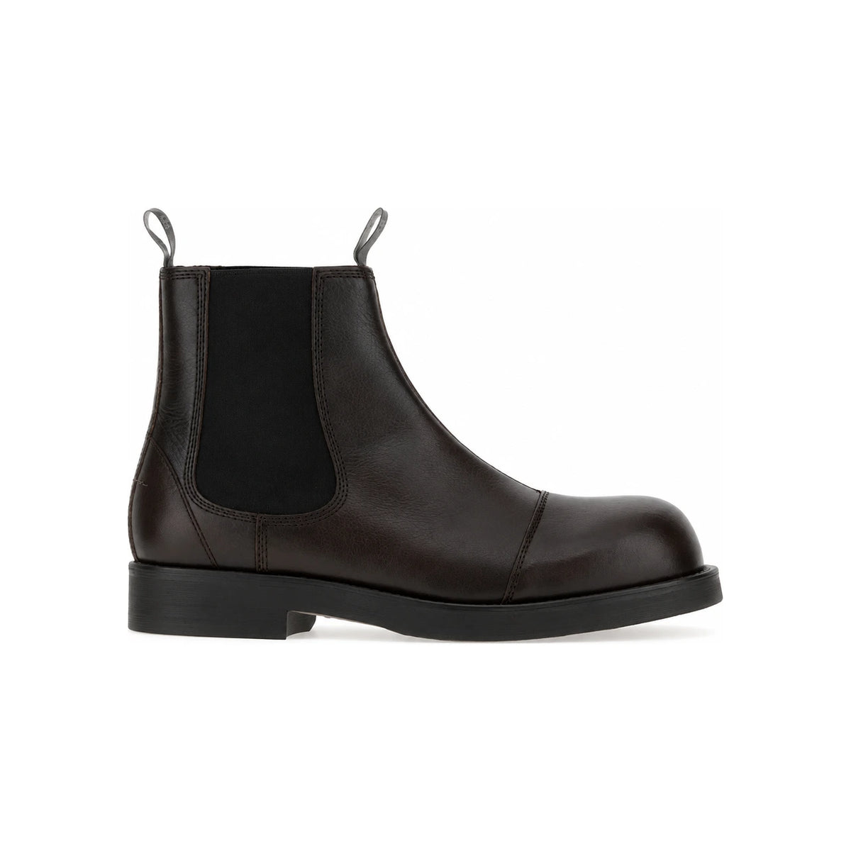 Maison Margiela Black Leather Chelsea Boots for Men