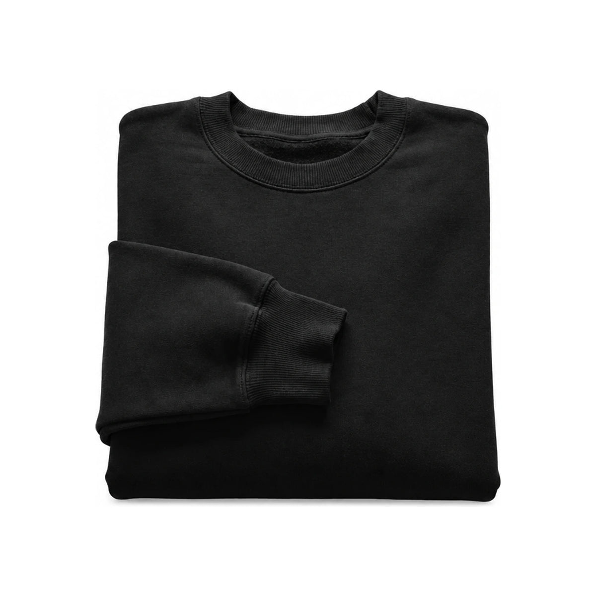 AMI Logo Crewneck Sweatshirt Unisex Black Cotton