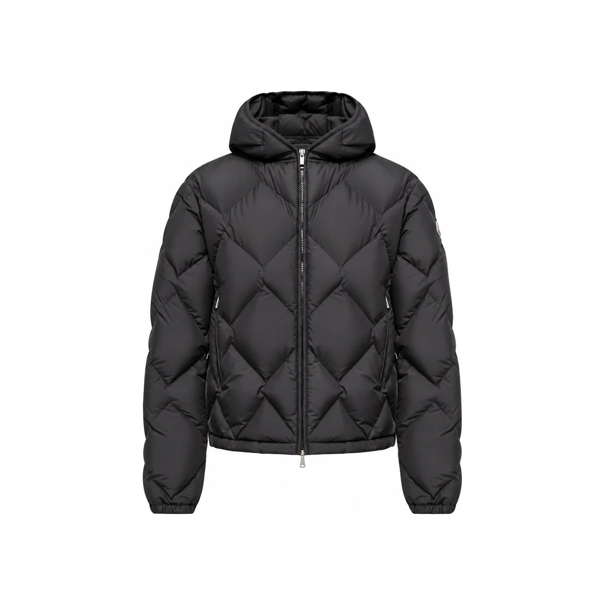 Moncler Black Triangle Quilted Down Jacket