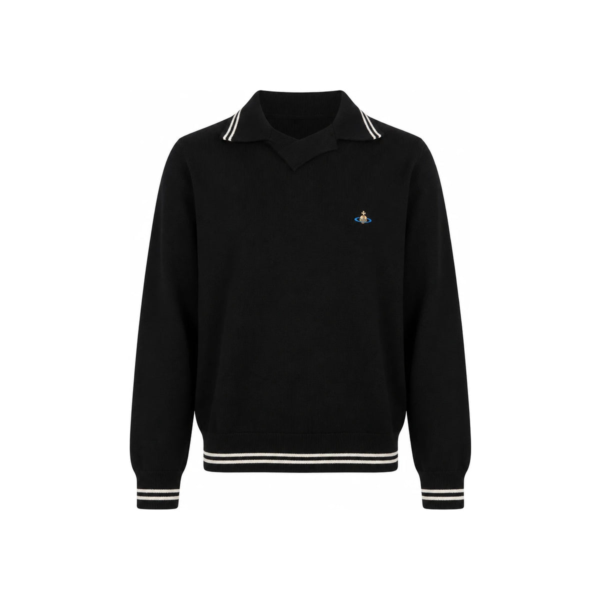 Vivienne Westwood Black Cotton Polo Shirt for Men