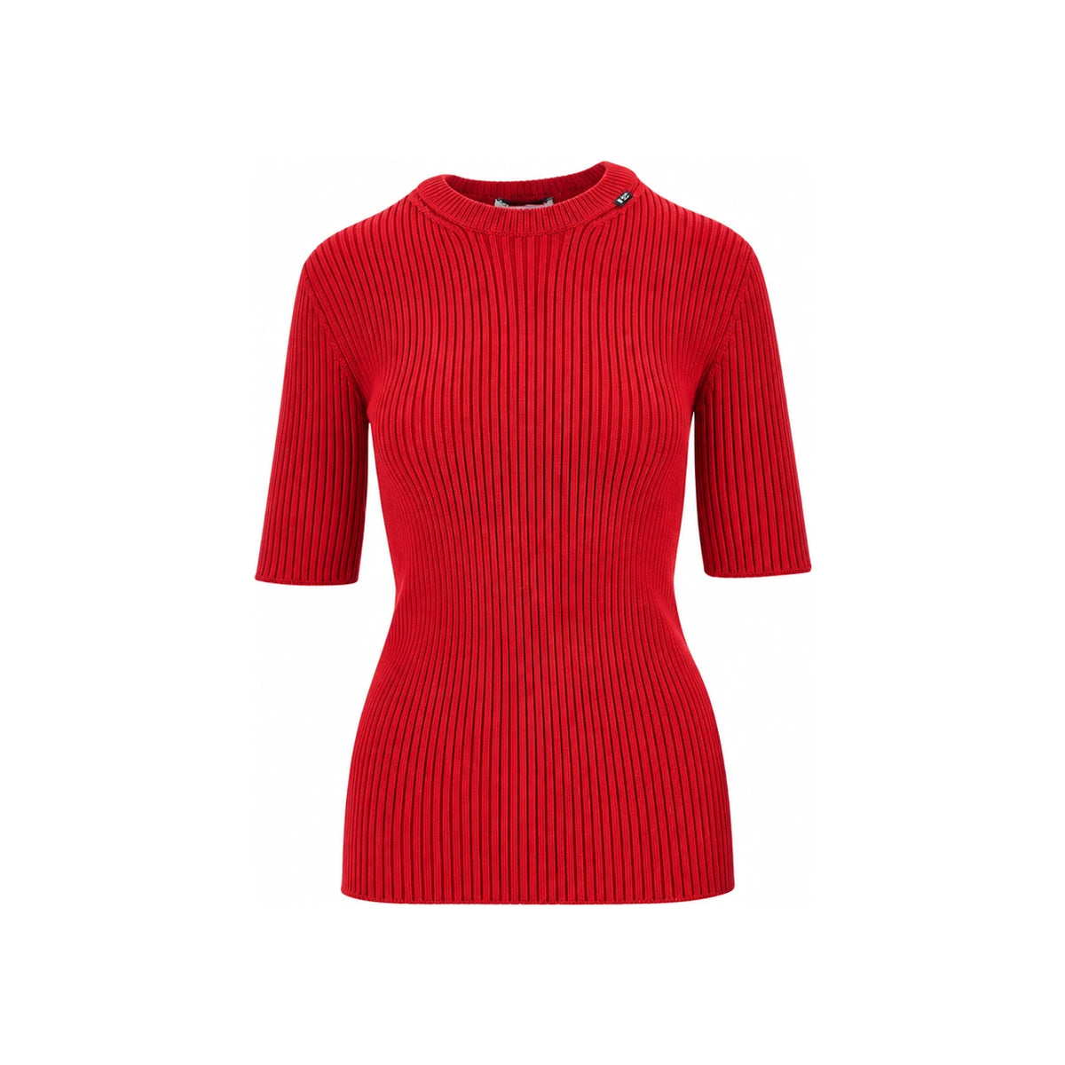PRADA Black Wool Round Neck Knit Sweater