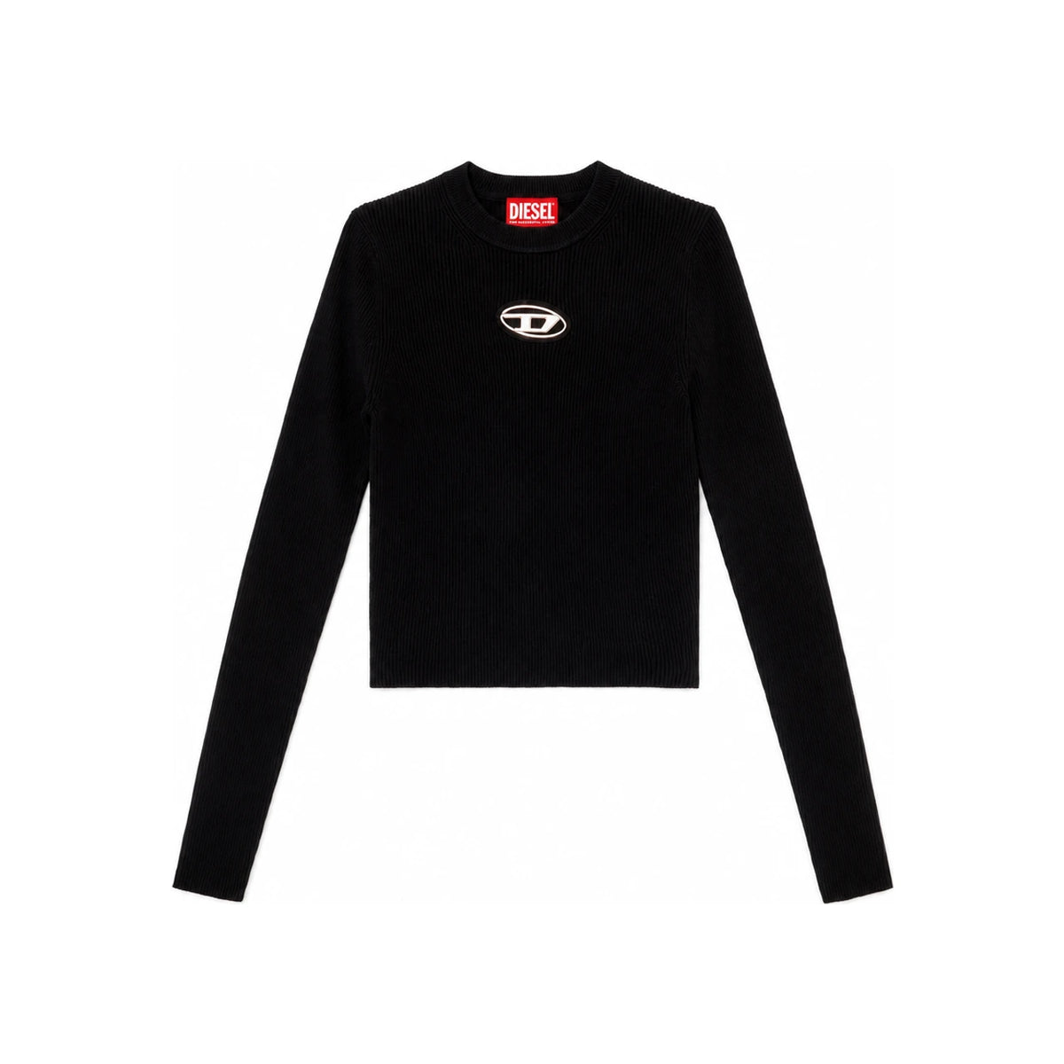 DIESEL Black Knit Long Sleeve Top