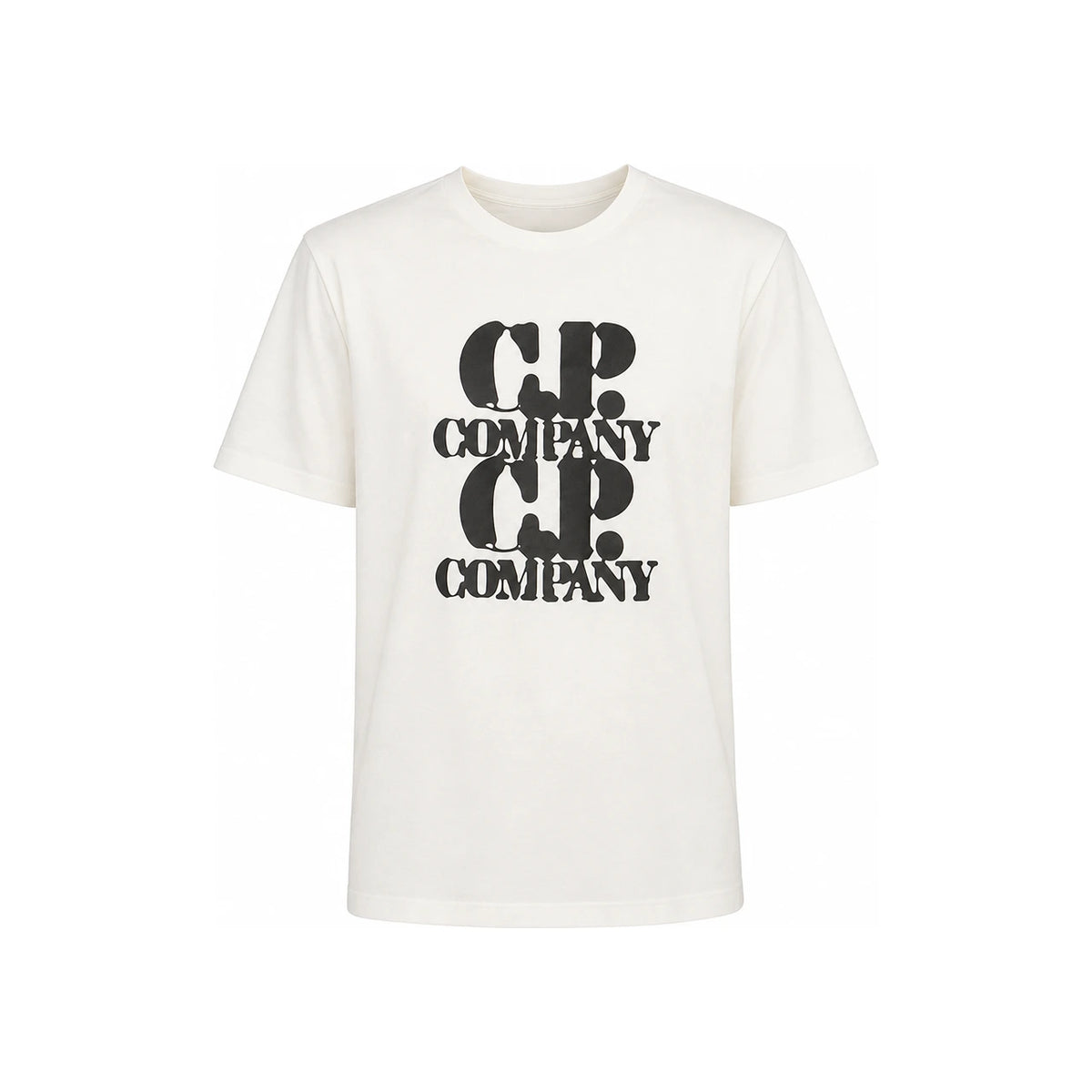 CP Company Men’s Short Sleeve T-Shirt White Cotton