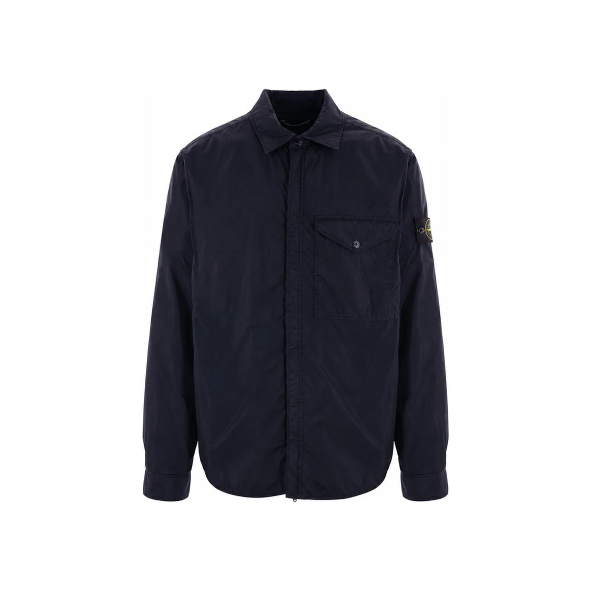 STONE ISLAND Crinkle Reps Overshirt Jacket Navy