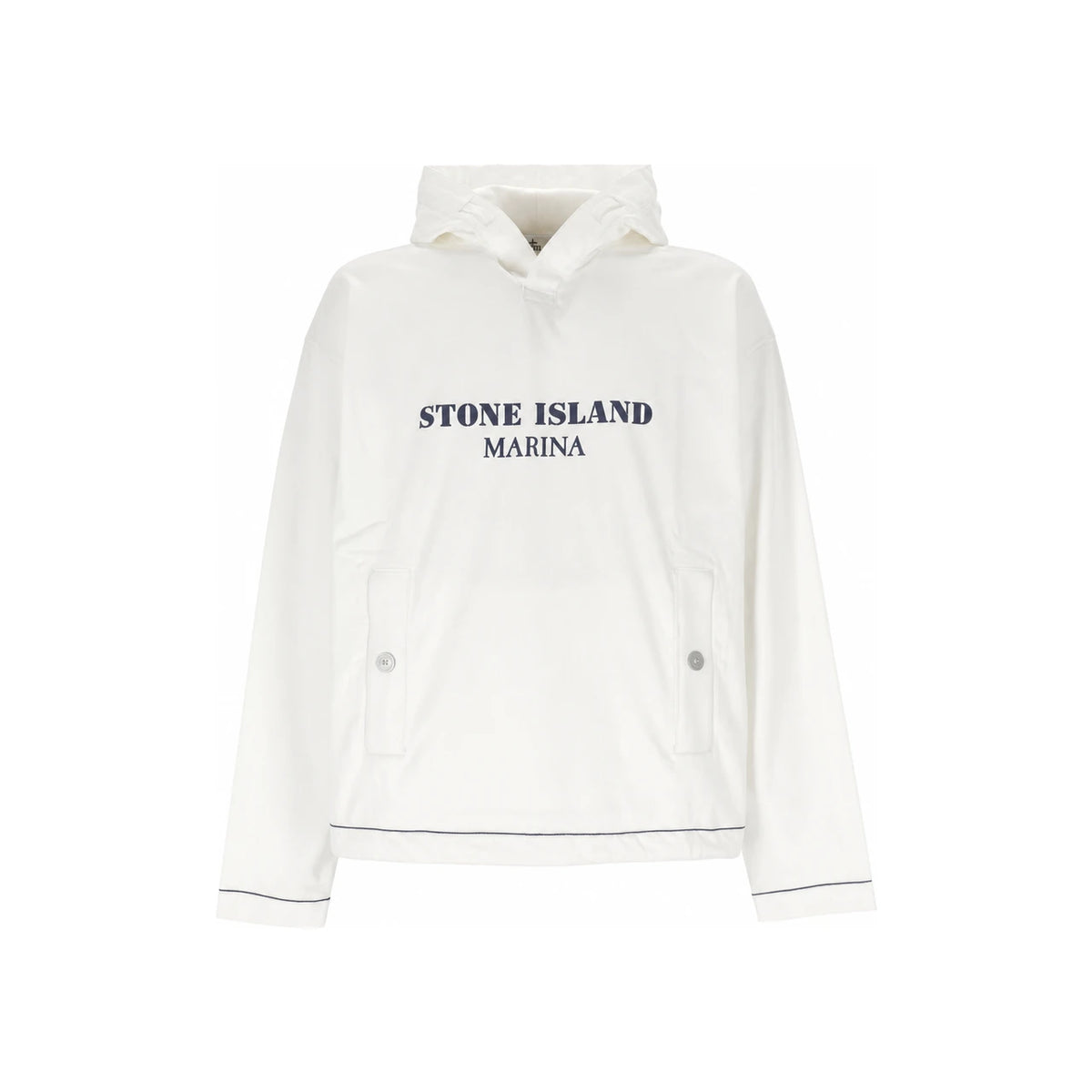 STONE ISLAND Marina Hooded T-Shirt White Men’s Top