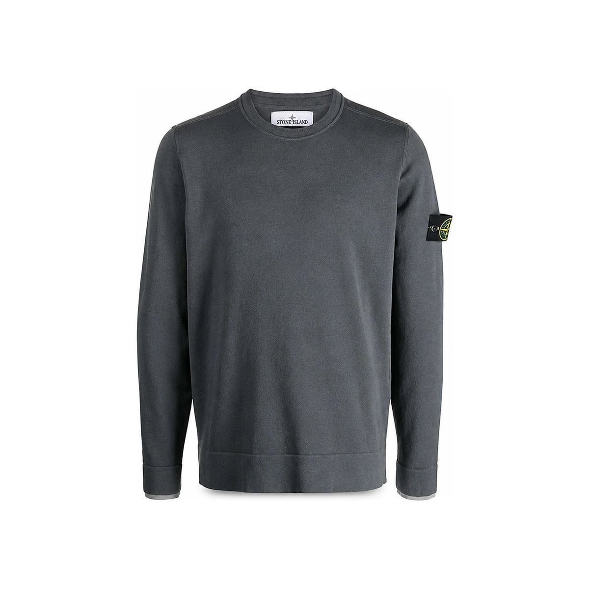 STONE ISLAND Stretch Wool Crewneck Knit Sweater Navy Men