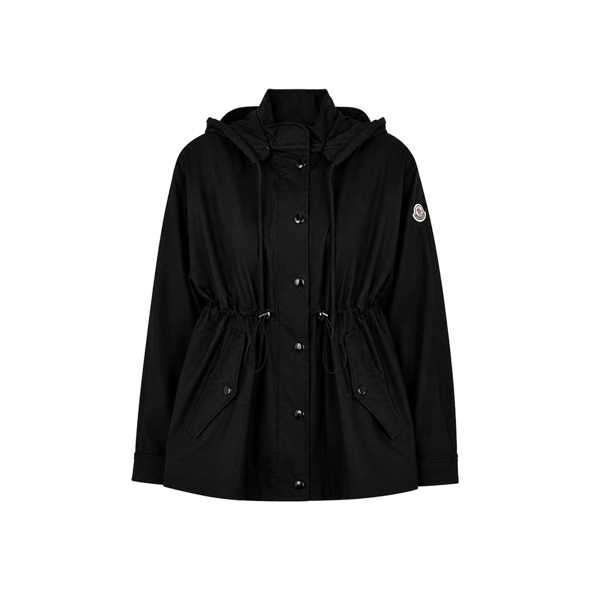 Moncler Black Valiere Windbreaker Rain Jacket 1A00078 539HW 999