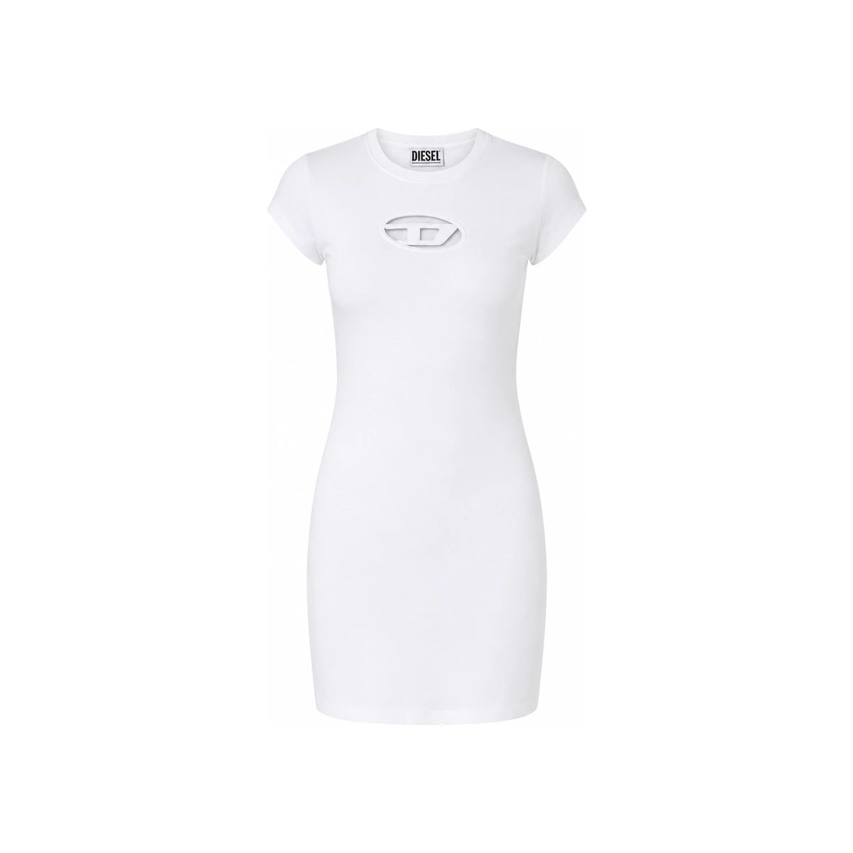 DIESEL D-Logo Midi Dress for Women A06270 0AFAA 100
