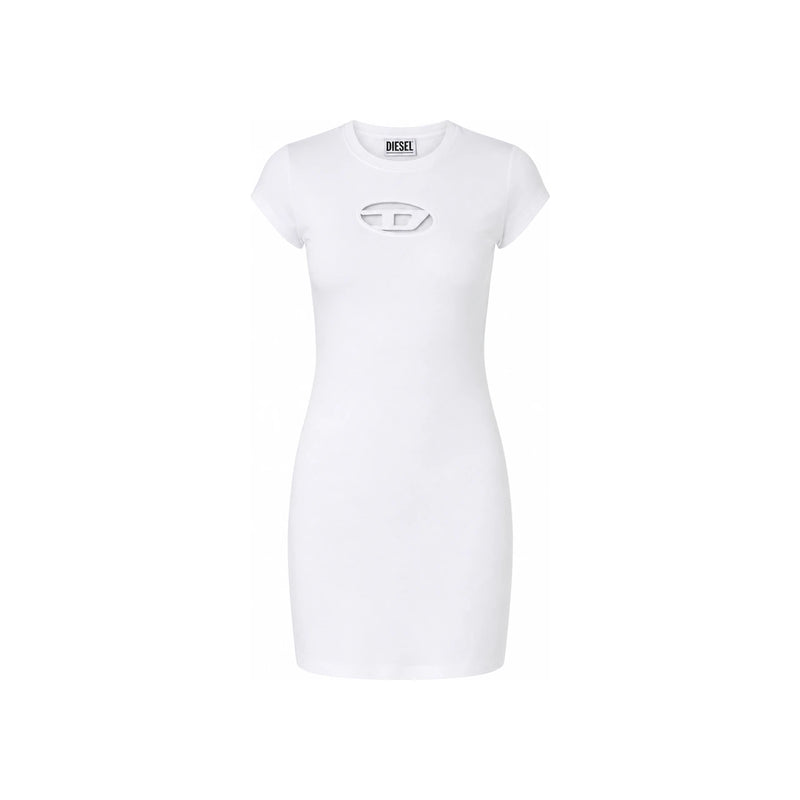 DIESEL D-Logo Midi Dress for Women A06270 0AFAA 100
