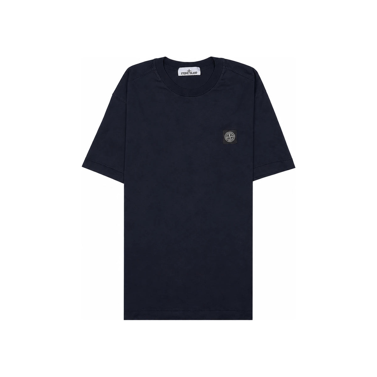 STONE ISLAND Men’s Slim Fit Short Sleeve T-Shirt White Cotton