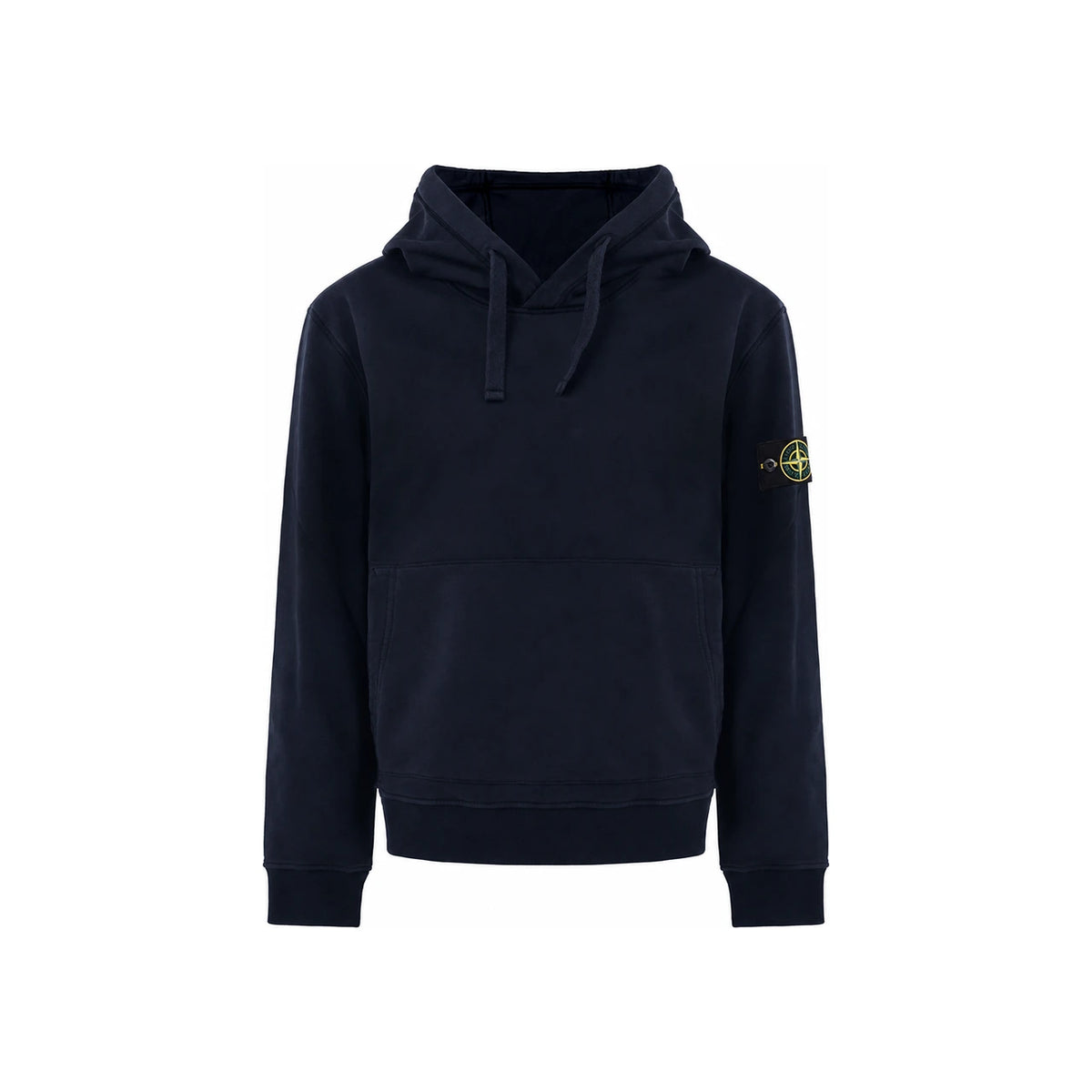 STONE ISLAND Woven Badge Hoodie Men's Pullover Sweatshirt White